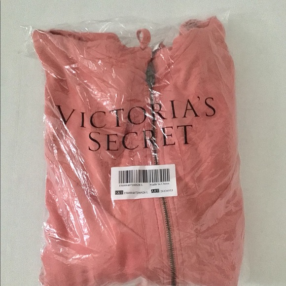 PINK Victoria’s Secret Sport Full Zip Jacket w/Hoodie - Picture 11 of 12